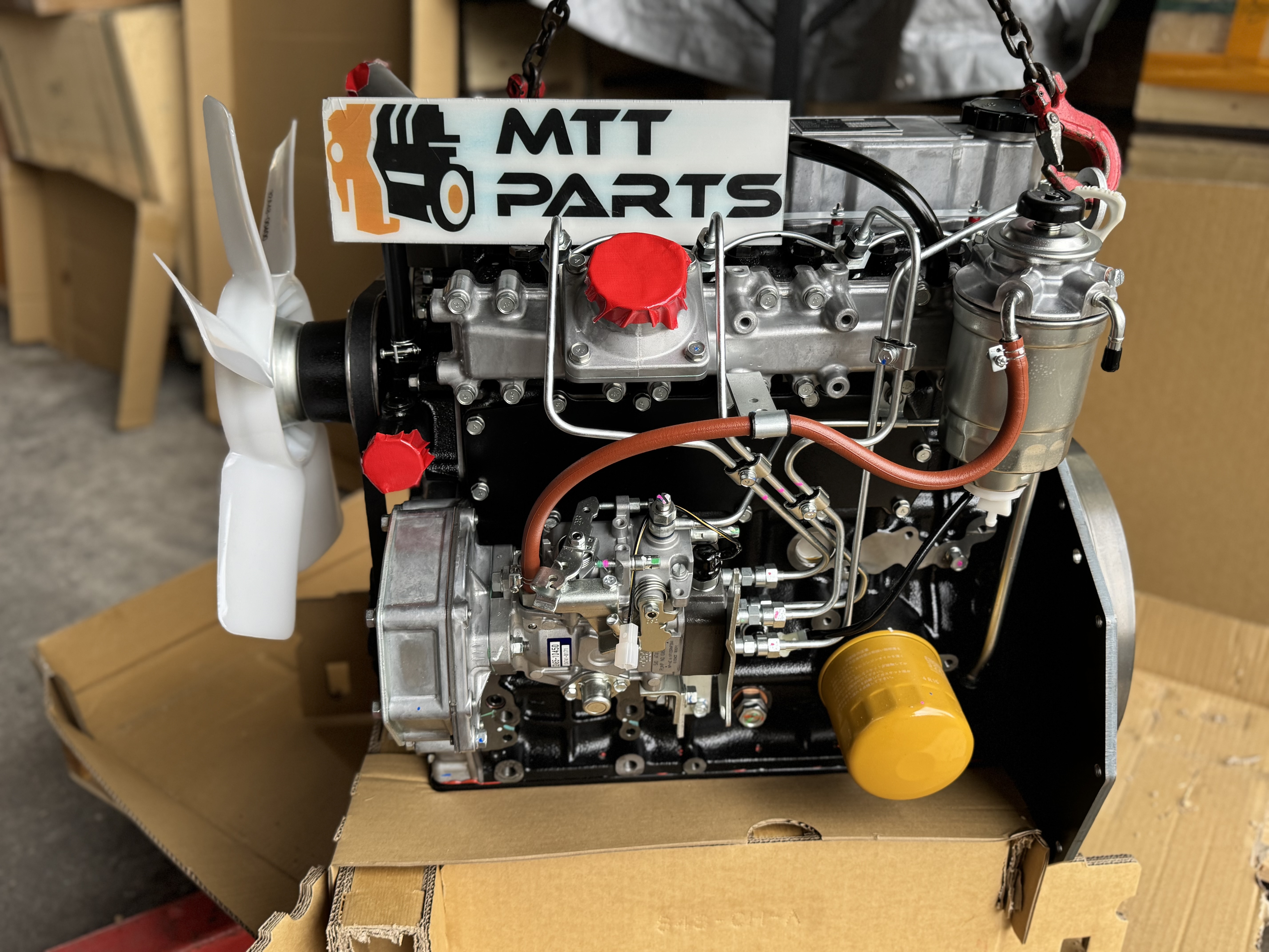 10 Enjin Mitsubishi S4S Baharu Dihantar kepada Pelanggan