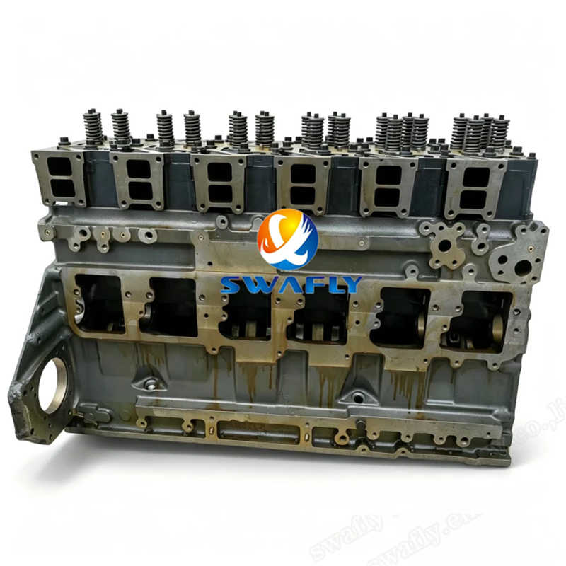 Pemasangan Enjin Blok Panjang Komatsu SAA6D125E-2 Jenama Baru untuk Pengorek PC400 PC450